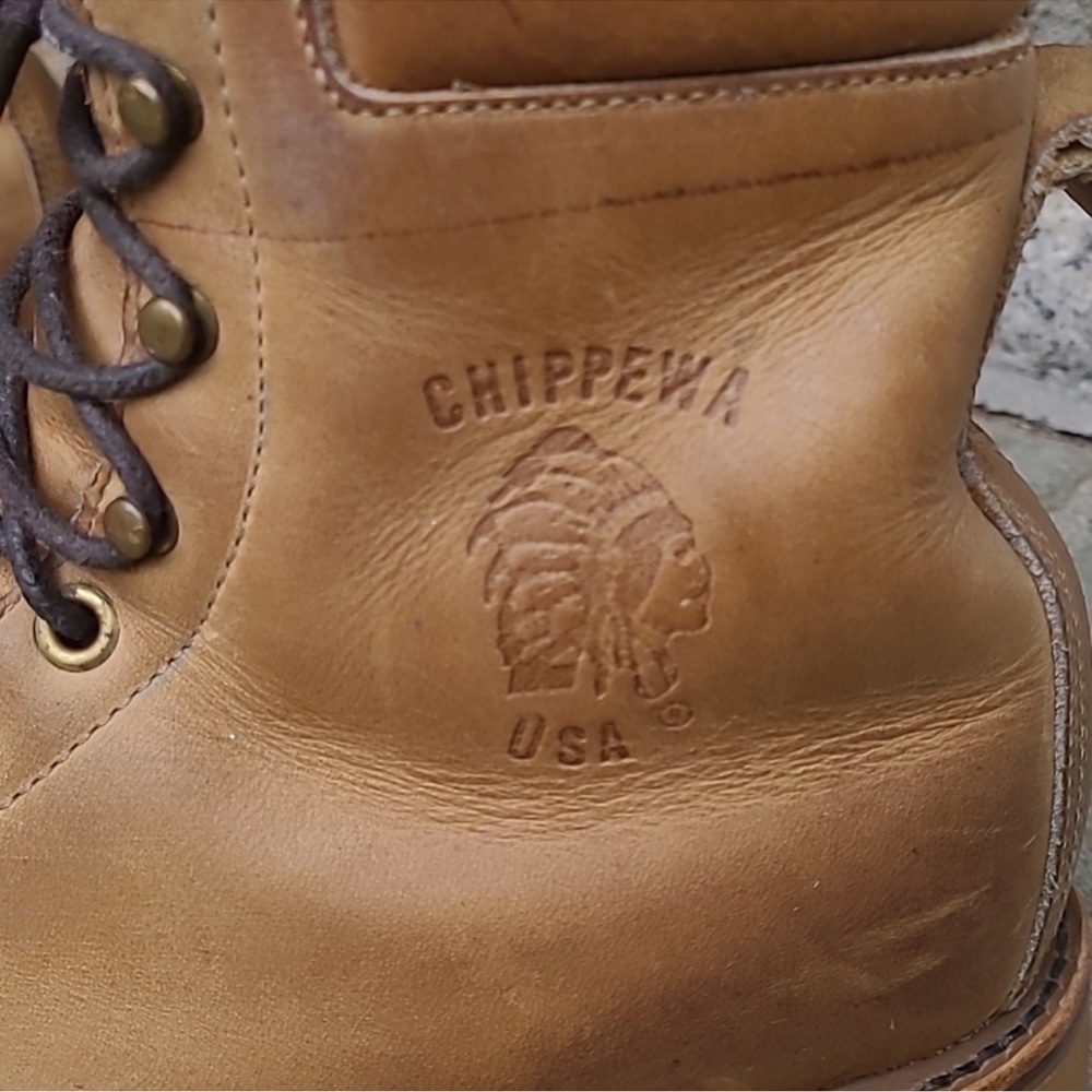 Chippewa original leather vintage  work utility boots - Picture 3 of 12